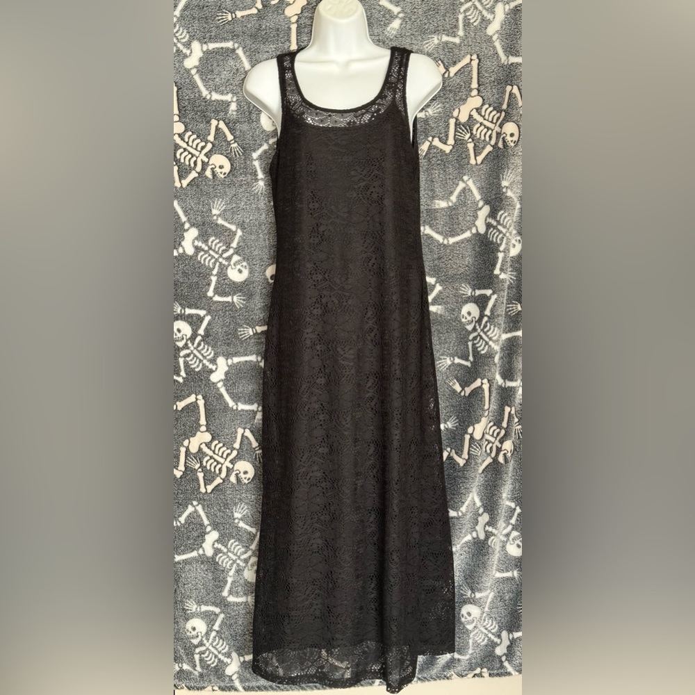 Very Beautiful Black Lace Longer Dress